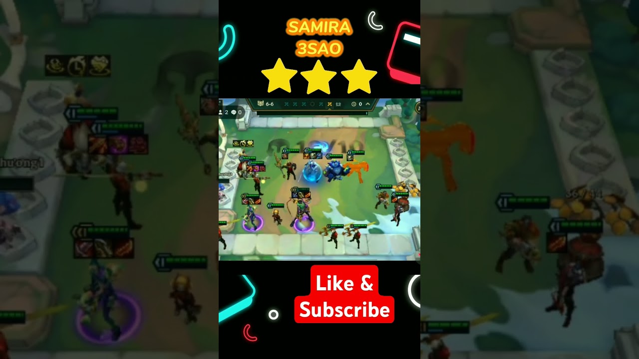 SAMIRA 3 sao #dautruongchanly #3sao #3star #tft #top1 #shortvideo #games #shorts #dtcl #viralvideo