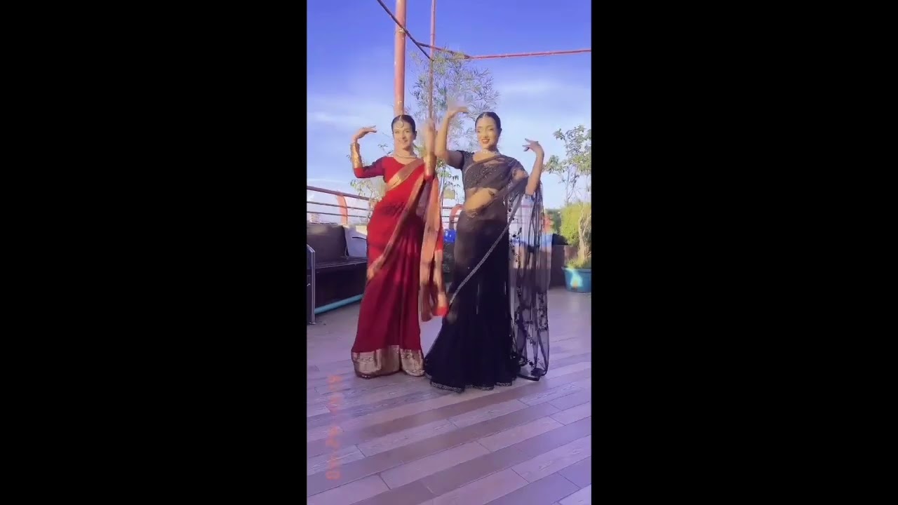 Samira Khan Mahi Hot Navel Show on Wedding Dance in Black Transparent Saree BD natok hot