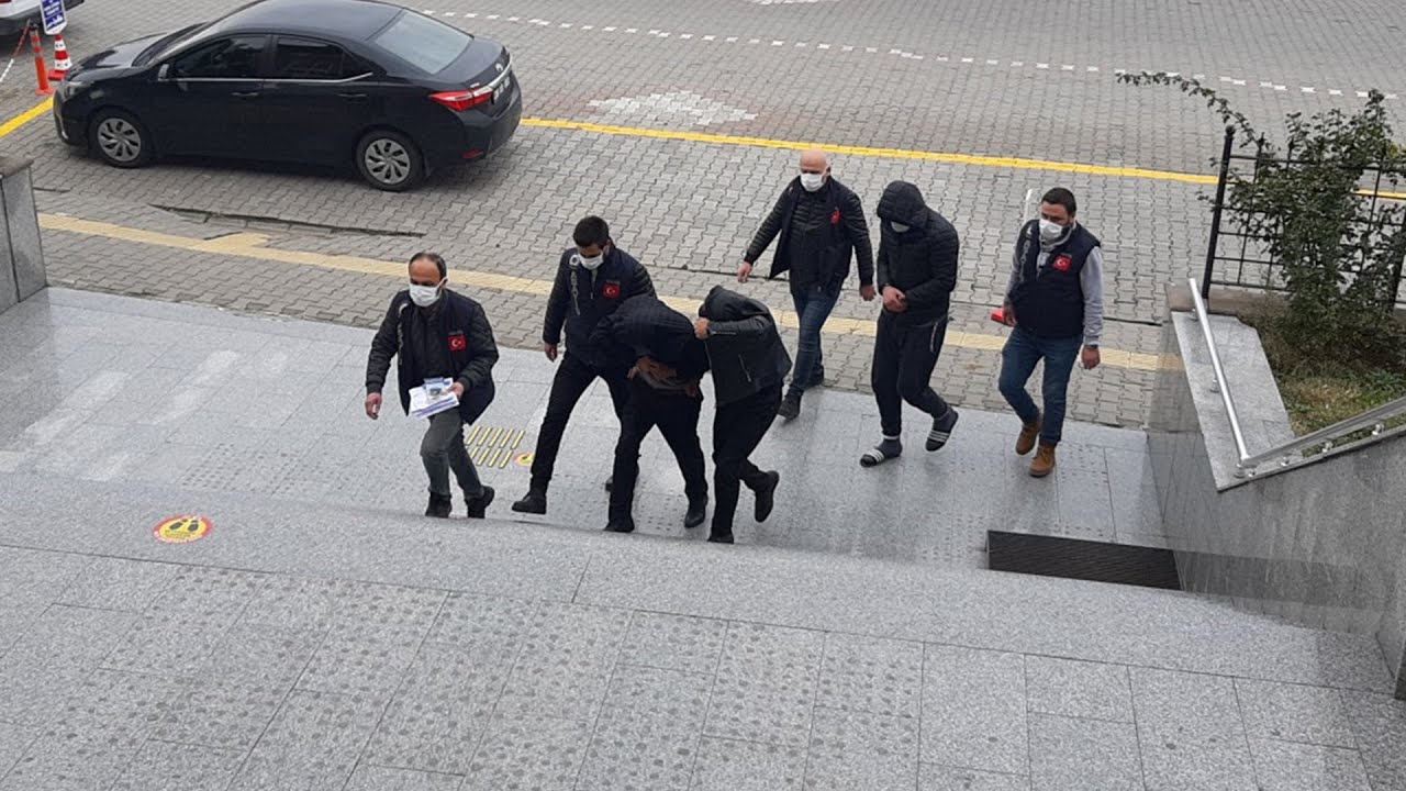 Samsun'da Fındık Hırsızları Adliyede