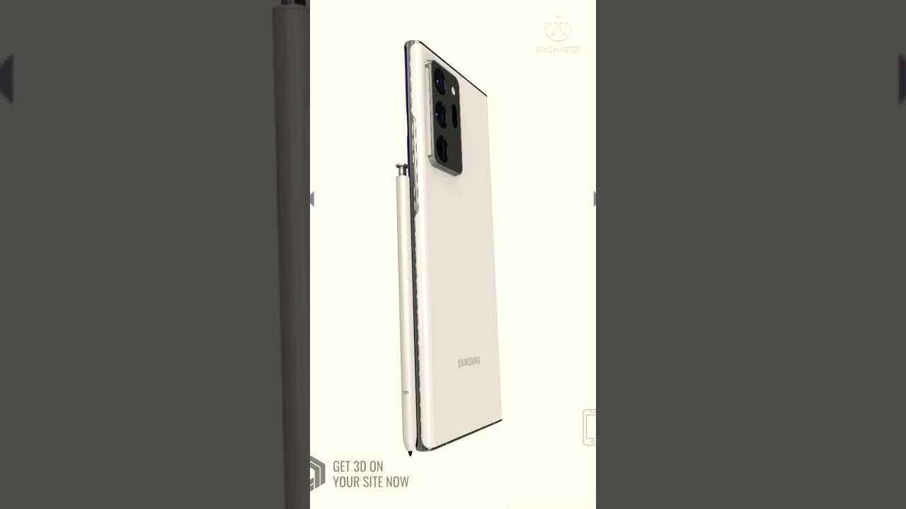 Samsung Galaxy Note 20 Ultra Mystic White in 360° #shorts