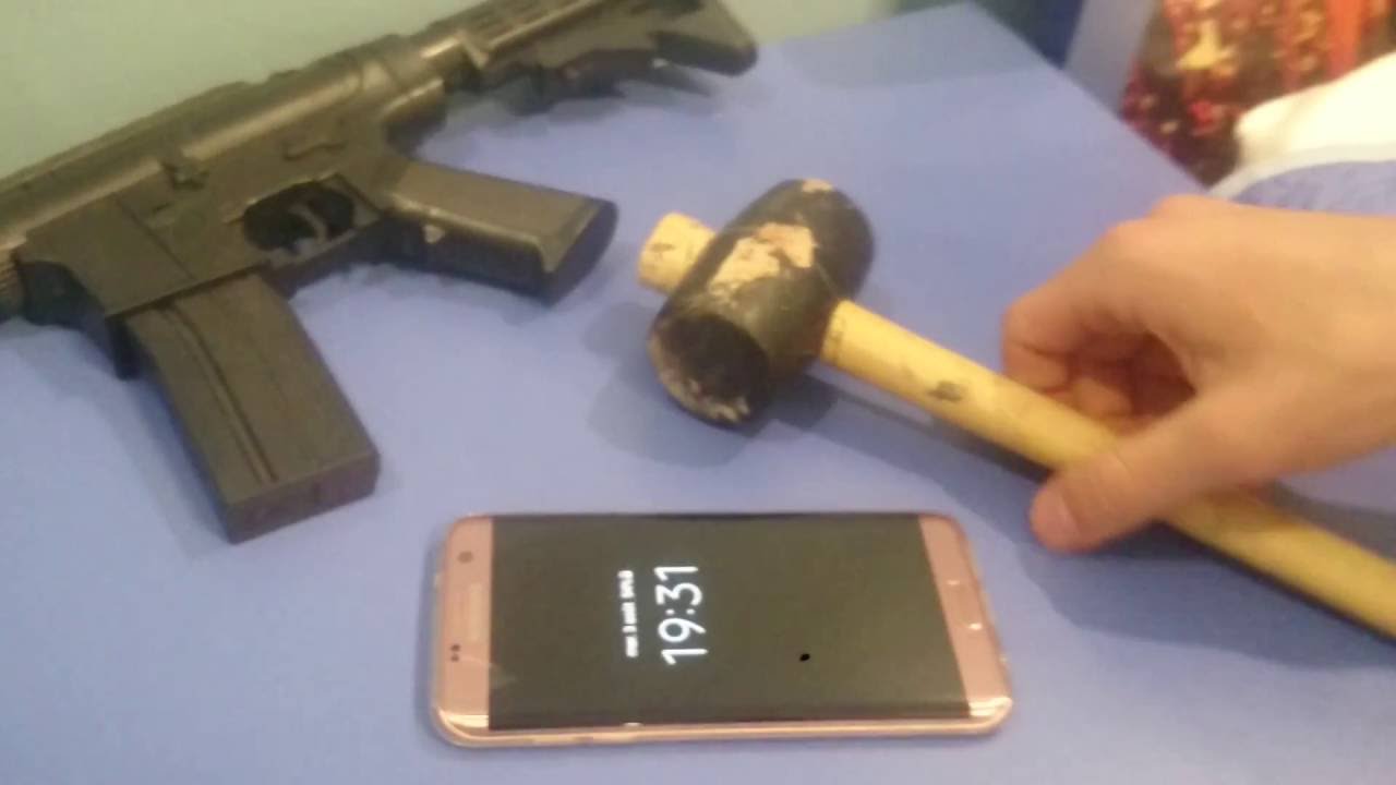 Samsung Galaxy S10 Edge Rose Gold Hammer  Test