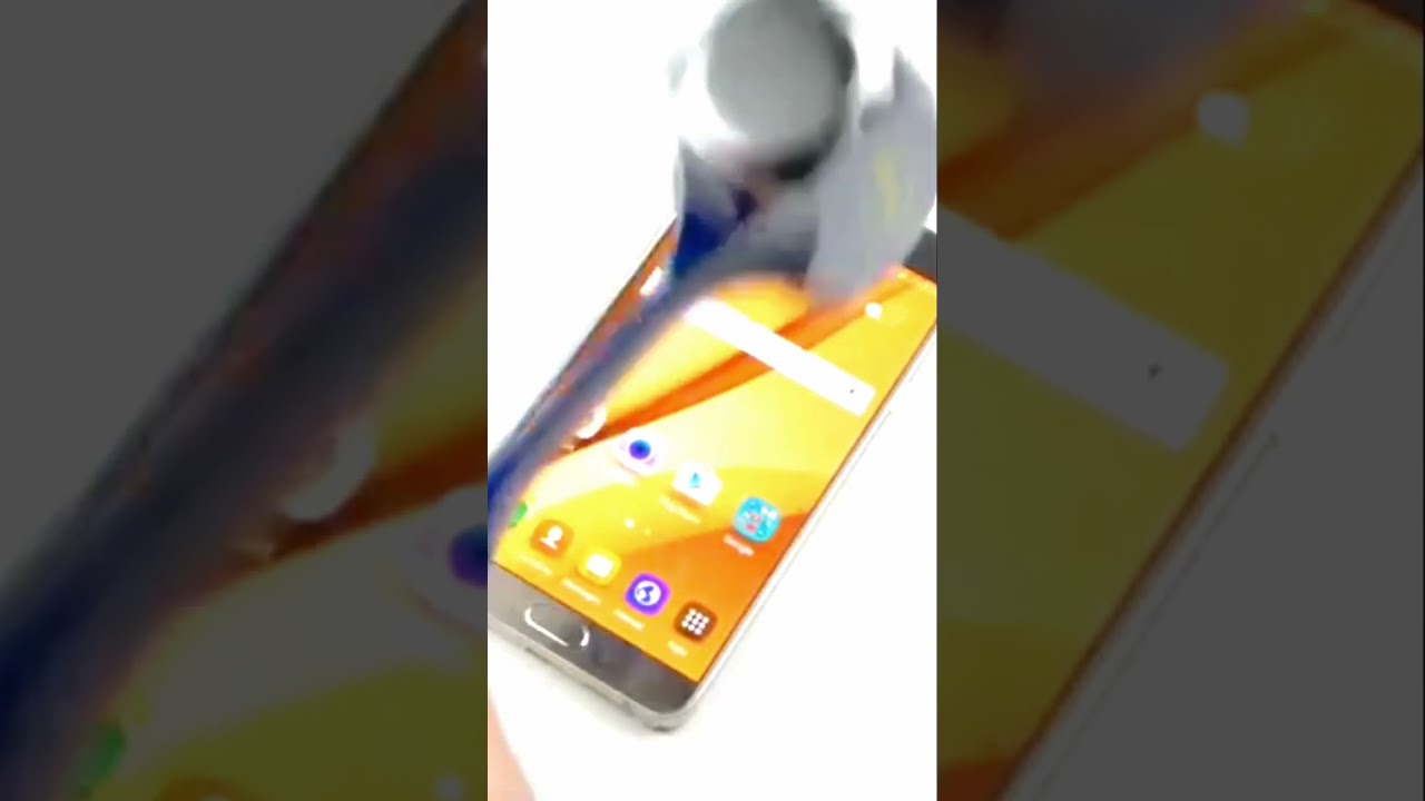 samsung galaxy s10 hammer test #experiment #shorts