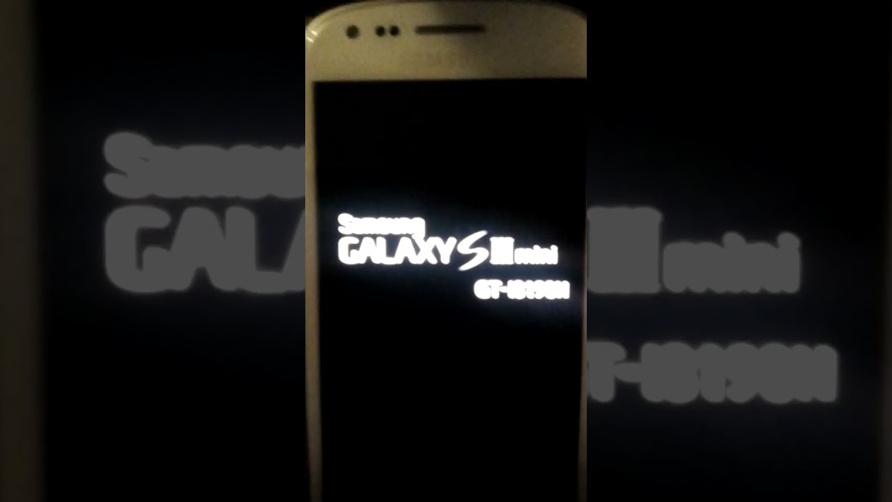 Samsung Galaxy S3 Mini Startup and Shutdown
