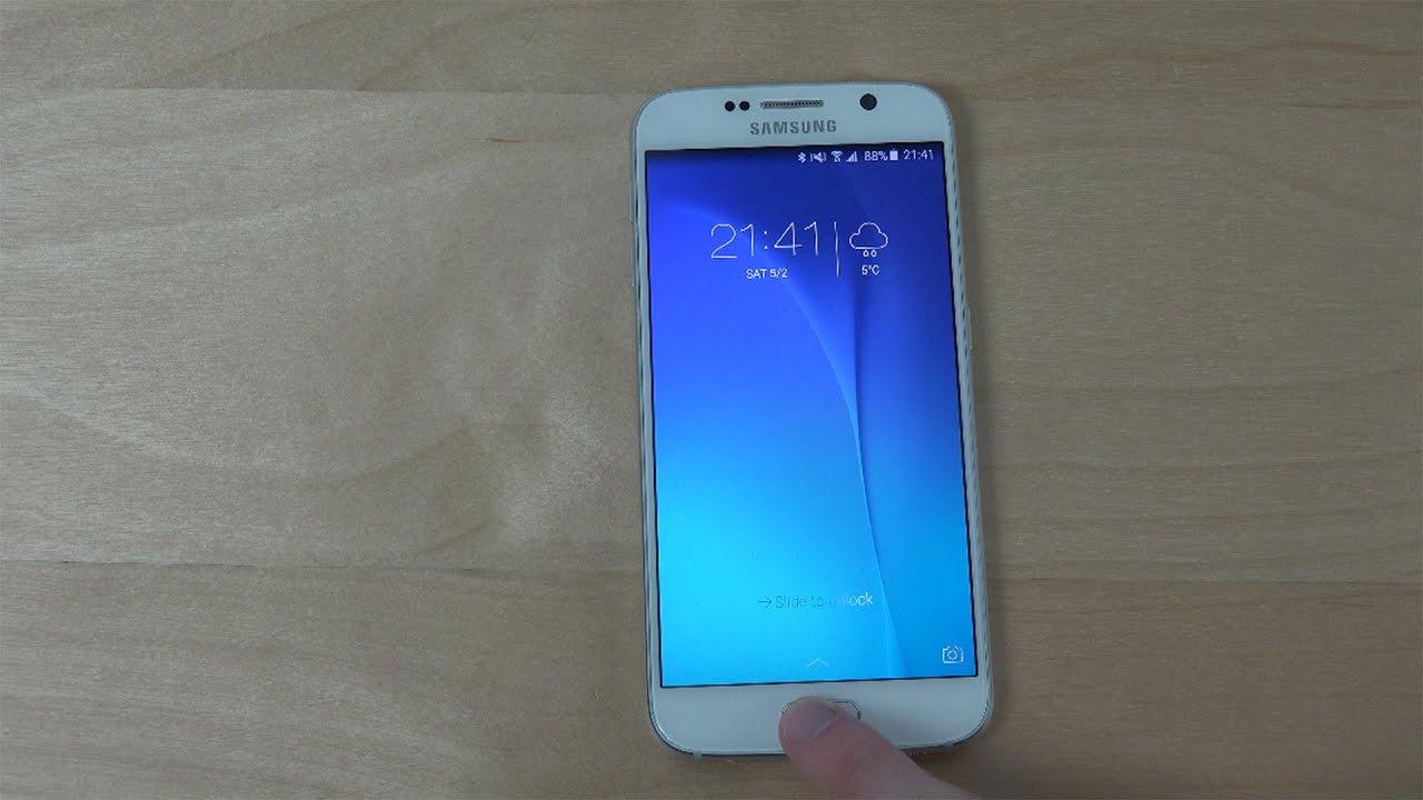 Samsung Galaxy S6 CM Locker - Review (4K)