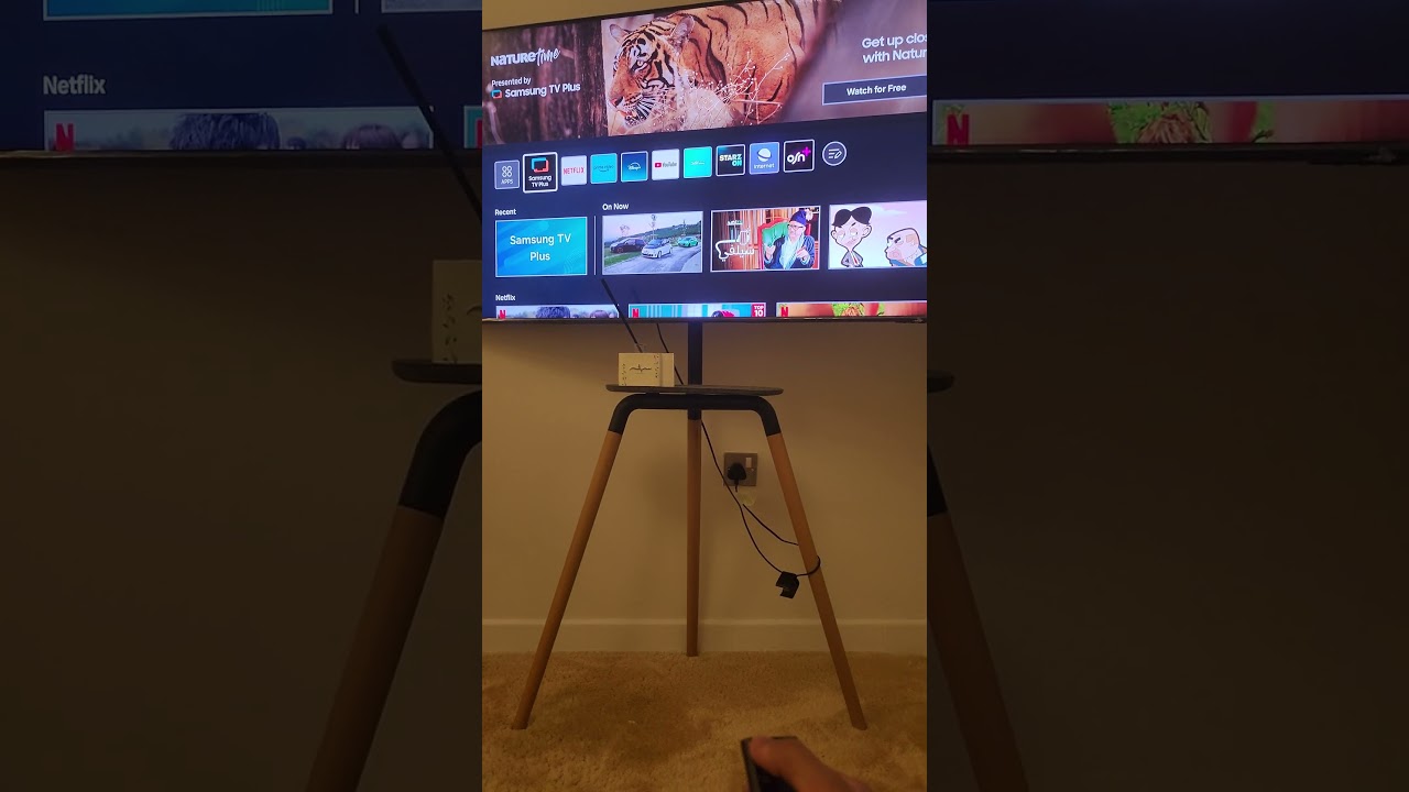 Samsung QLED TV Startup and Shutdown (MODEL: QA55Q60B)
