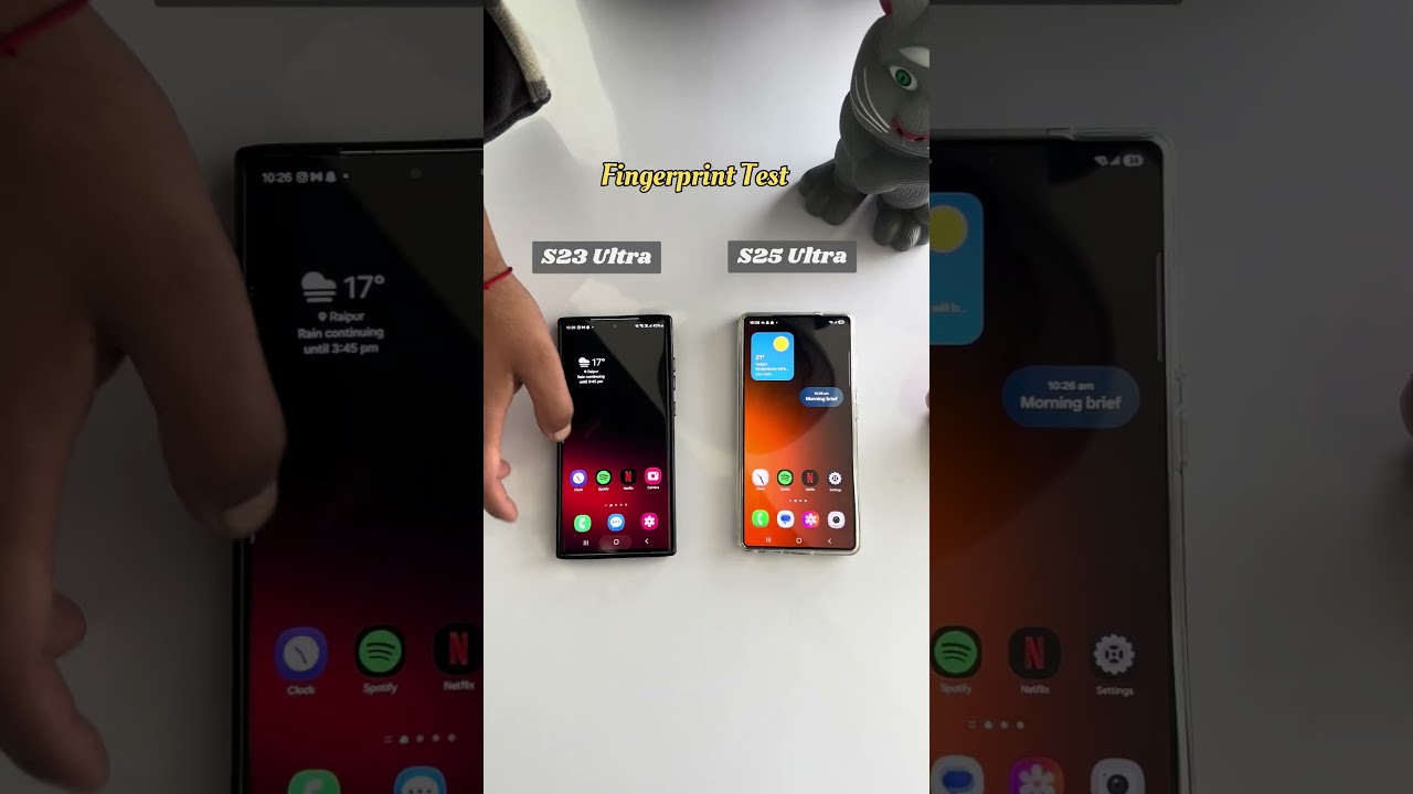 Samsung S25 Ultra Vs S23 Ultra Fingerprint Test