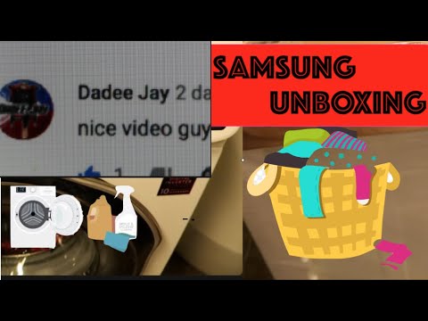 SAMSUNG WASHING MACHINE |WW10N642RBW/EE |10KG |UNBOXING