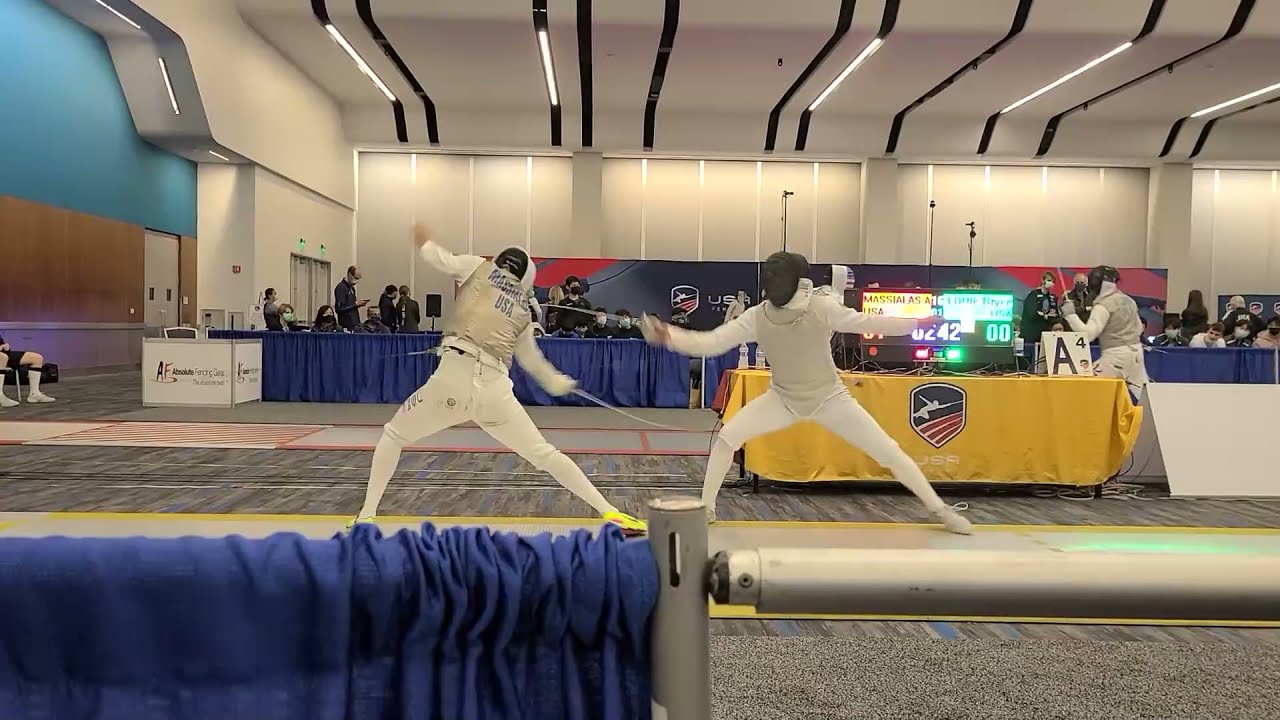 San Jose NAC SMF 2022 - L8 - Alex Massialas v Bryce Louie