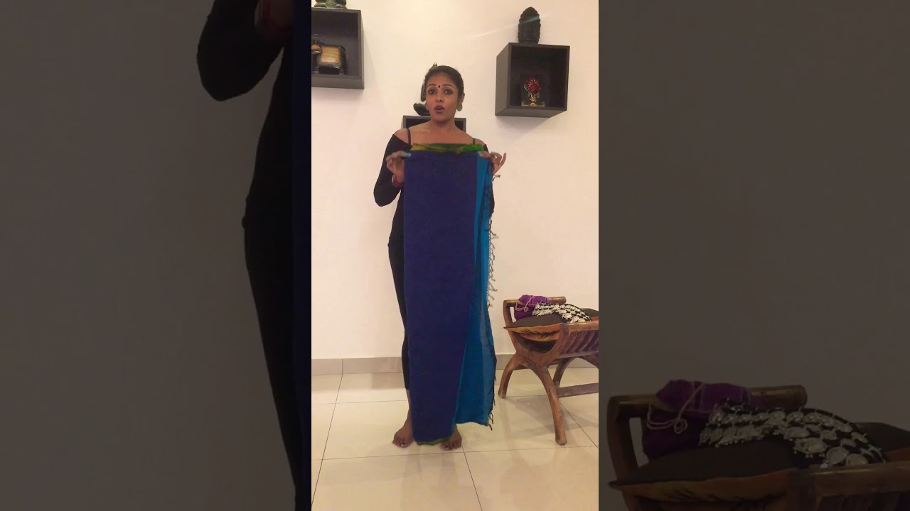 Sandhya Manoj demonstrates Saree tying for performance !
