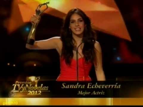 Sandra Echeverría - Mejor Actriz - Premios TVyNovelas 2012