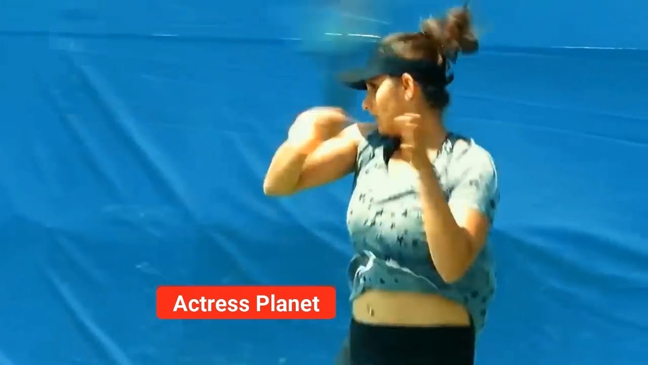 Sania Mirza Unseen hot practice session