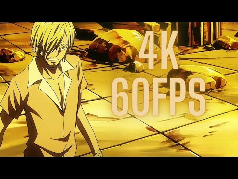 Sanji vs. Psycho P English Dub [4K 60FPS]