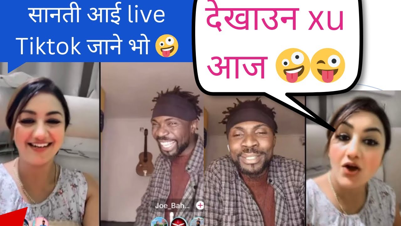 santi baral tiktok live kanda viral | shanti baral interview | shanti baral viral interview