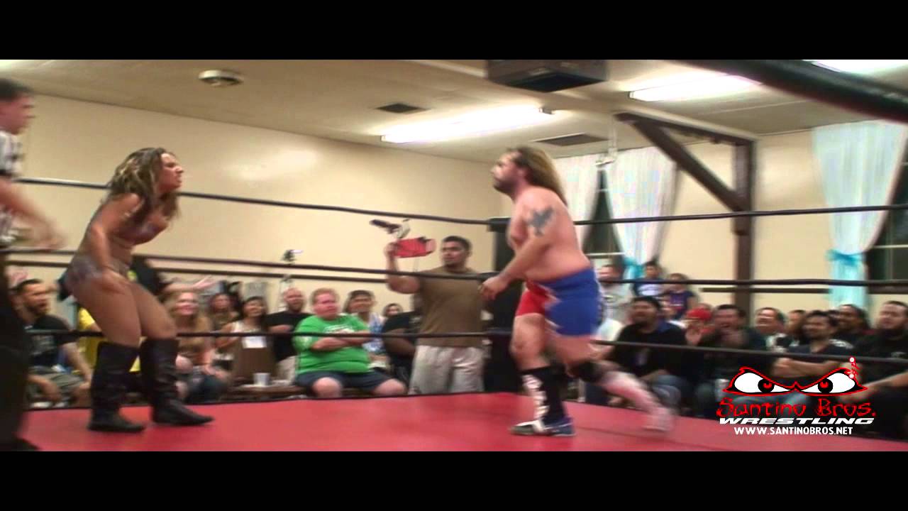 Santino Bros. Wrestling - BC Killer & Allie Parker VS Fern Owens & Ruby Raze