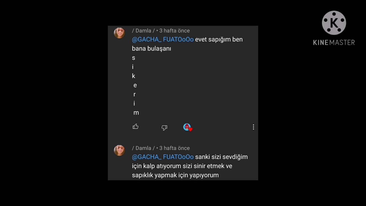 Sapık Damla ab kendini 3 hafta önce ifşa ediyor