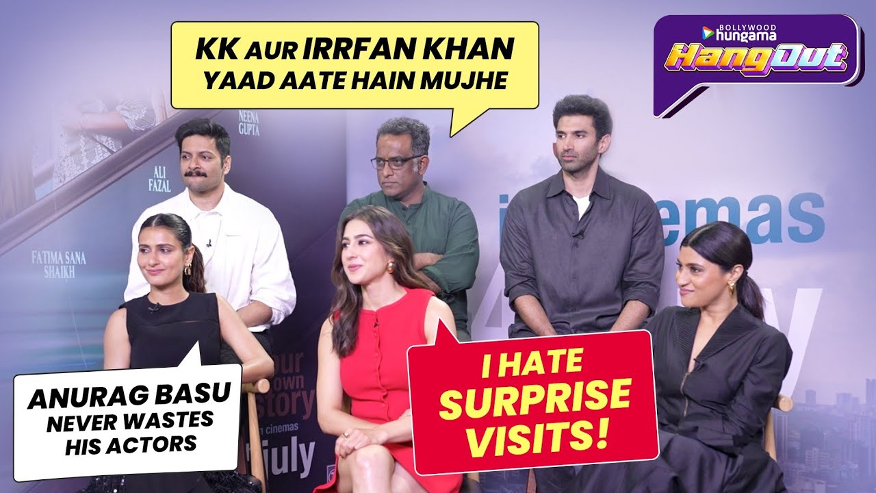 Sara Ali Khan’s SWEET Shayari for Aditya Roy Kapur! | Metro In Dino| Anurag B|Ali F|Fatima|Konkona