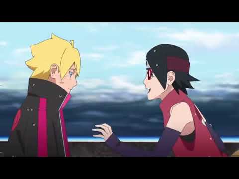 Sarada Hugs Boruto/ Mitsuki Scold Boruto Episode 254