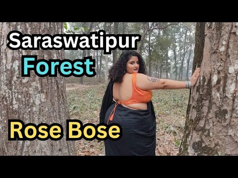 SARASWATIPUR FOREST😍 | BENGALI TRAVEL VLOG | ROSE BOSE | SAREE LOVER
