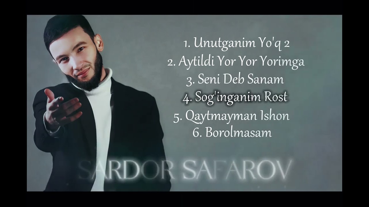 Sardor Safarov Saralangan Top 6 Qo’shiqlar To’plami❤️