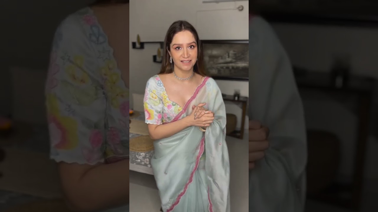 Saree blouse designs for broad shoulders