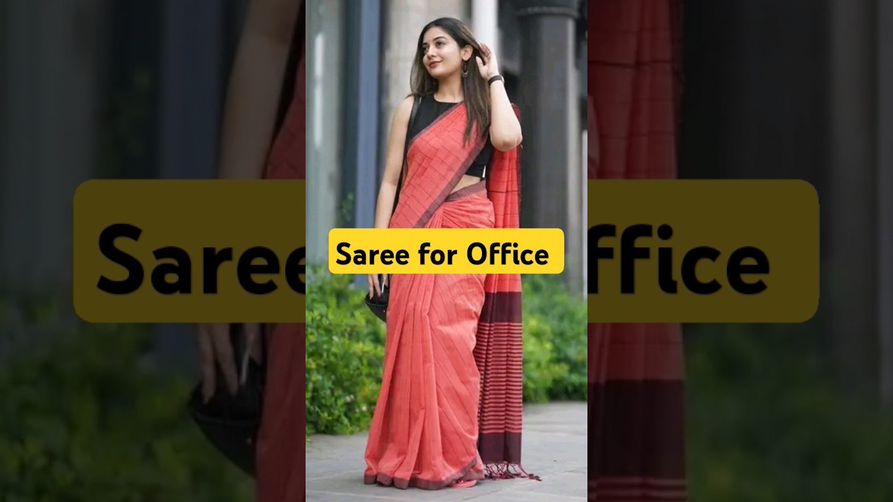 Saree For Office || Office Wear Saree #2024 #saree #formal #viral