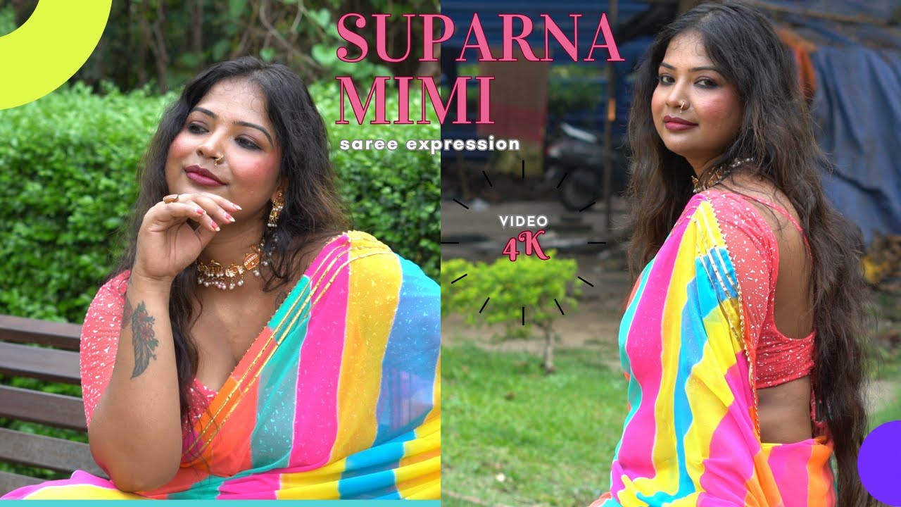 SAREE LOVER // MIMI SUPARNA //Bong Beauty // Saree Expression //