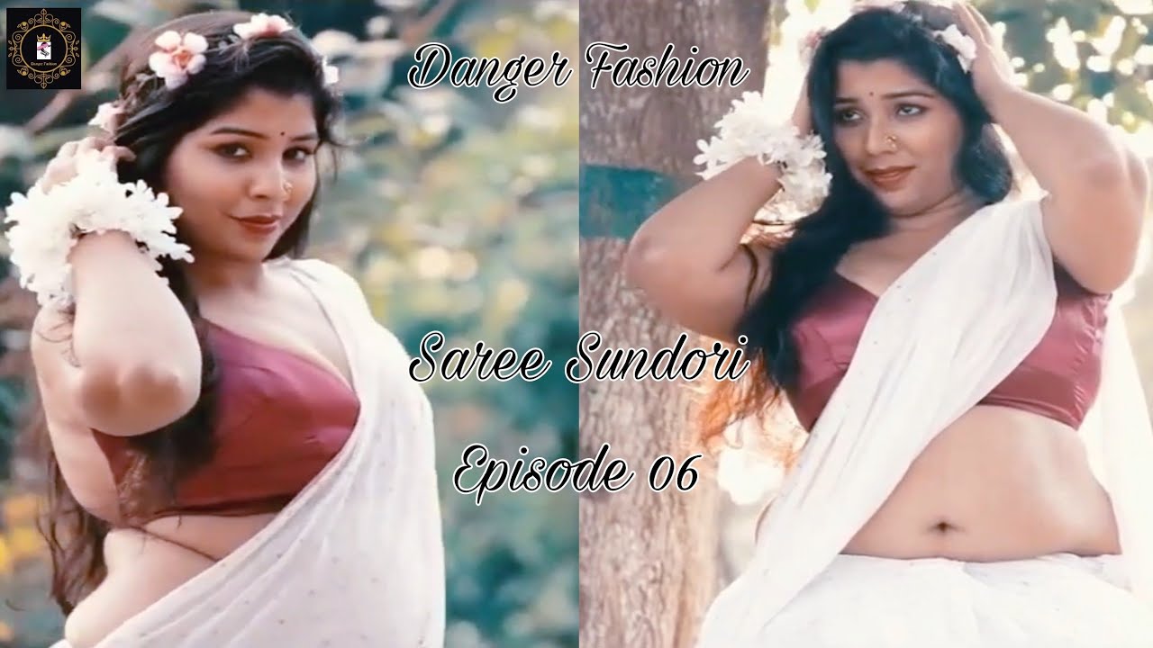 Saree Sundori | Episode 06 | Orsha | White Colour Chiffon Saree | Brown Blouse | Danger Fashion 2024