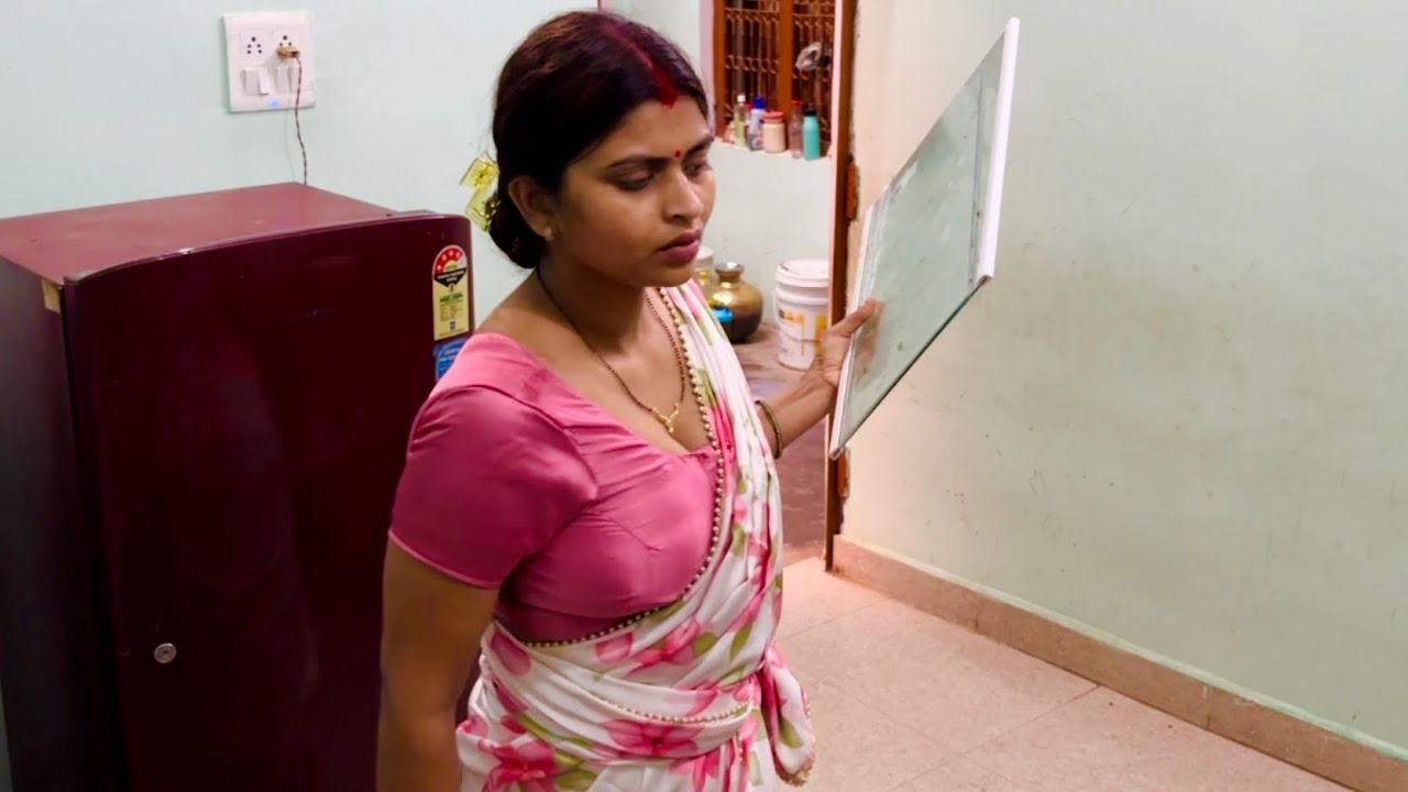 🌹Saree vlog 🌺पूरे 5 महीने बाद की फ्रिज की रगड़ रगड़ कर क्लीन Fridge Cleaning vlog