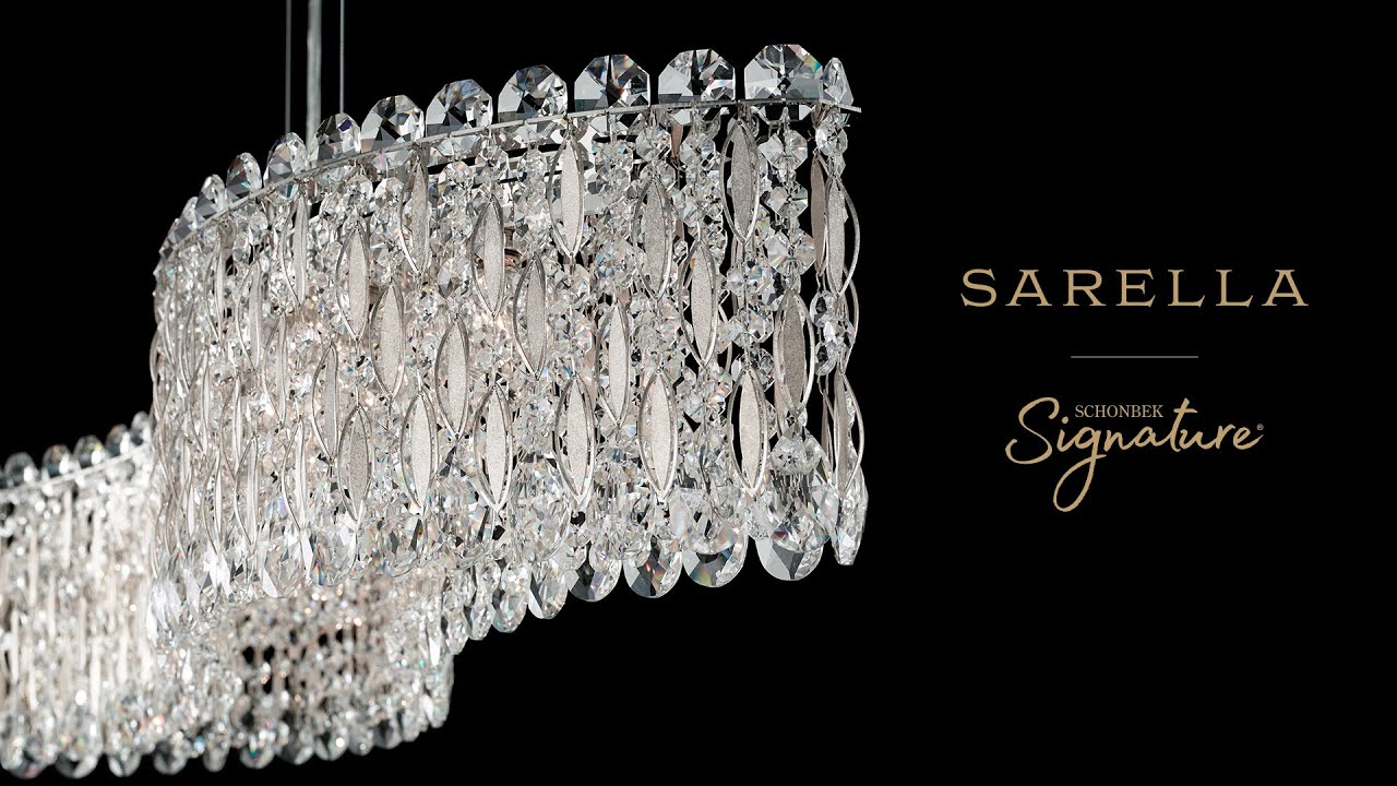 Sarella by Schonbek | Luxury Crystal Lighting | Chandeliers | Interior Design | Luxury Home Decor