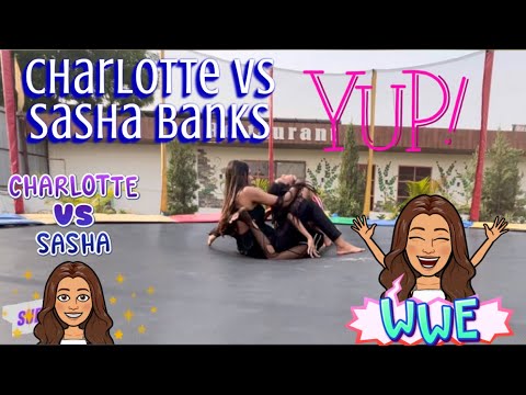 Sasha banks VS Charlotte flair | WWE |karishmawithwwe