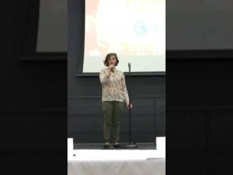 Sasha singing Reflection from Mulan in Mandarin