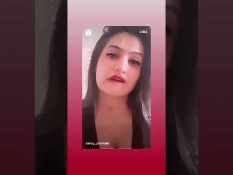 sassy poonam hot video reels