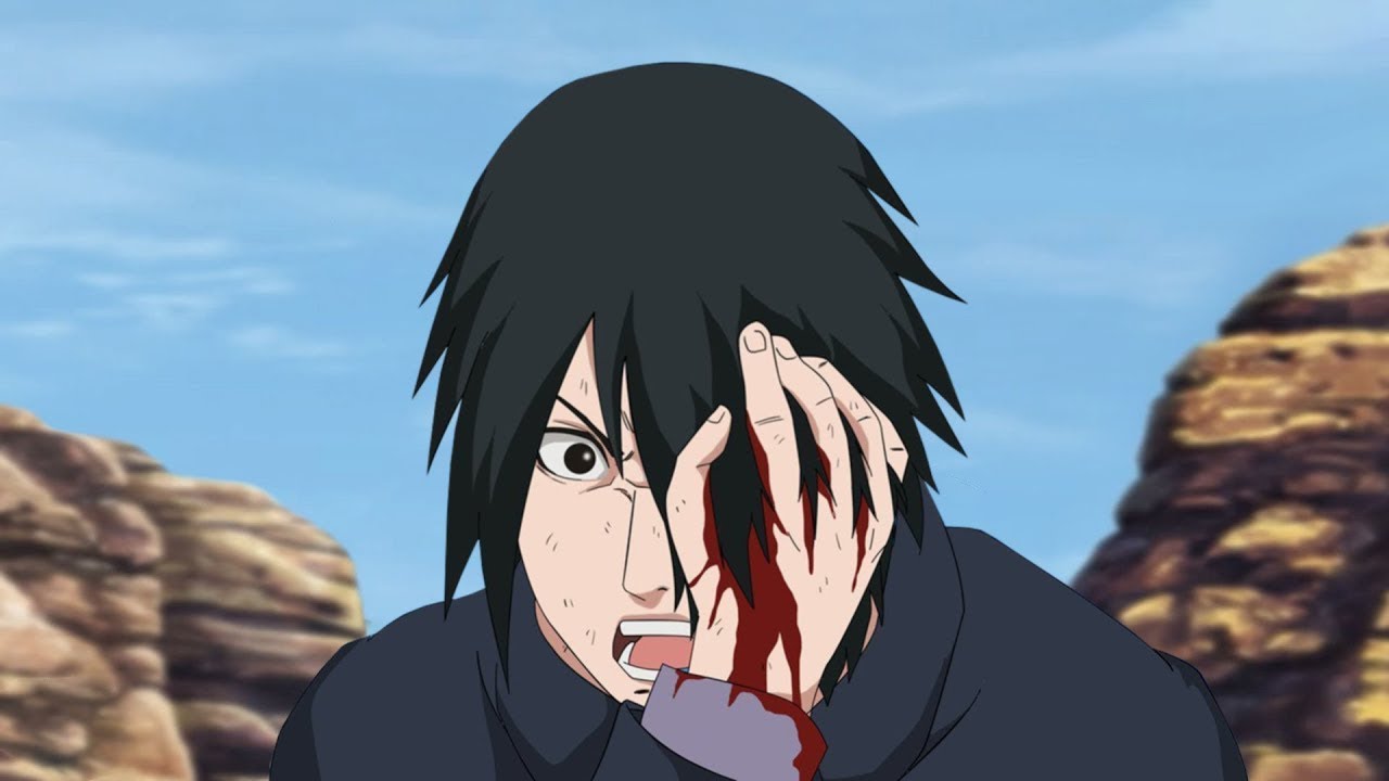Sasuke Loses his Rinnegan Kurama Final Moment