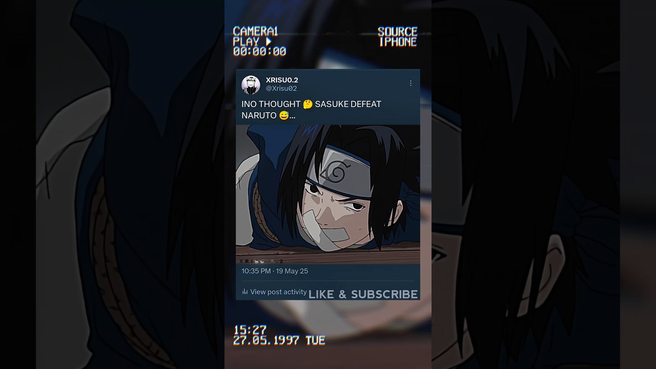 SASUKE UNDERESTIMATE NARUTO 💀...
