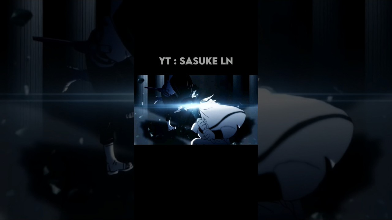 Sasuke vs Kinshiki manga animation | #naruto