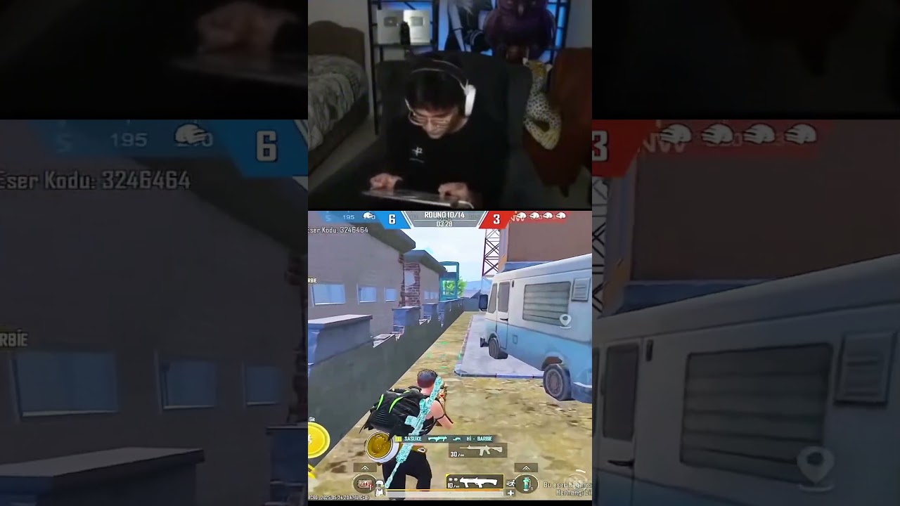 SASUKE YAYINCI KIZLARA EFSANE 1V4.!!
