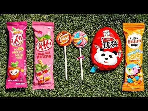Satisfying Video Unboxing GIANT Rainbow Lollipop Candy with Yummy Sweets Cutting ASMR