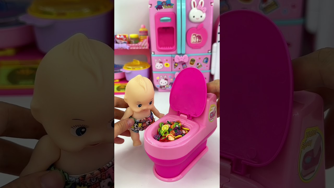 Satisfying with Unboxing & Review Miniature Bathroom Toilet Toy Playset | ASMR Toys