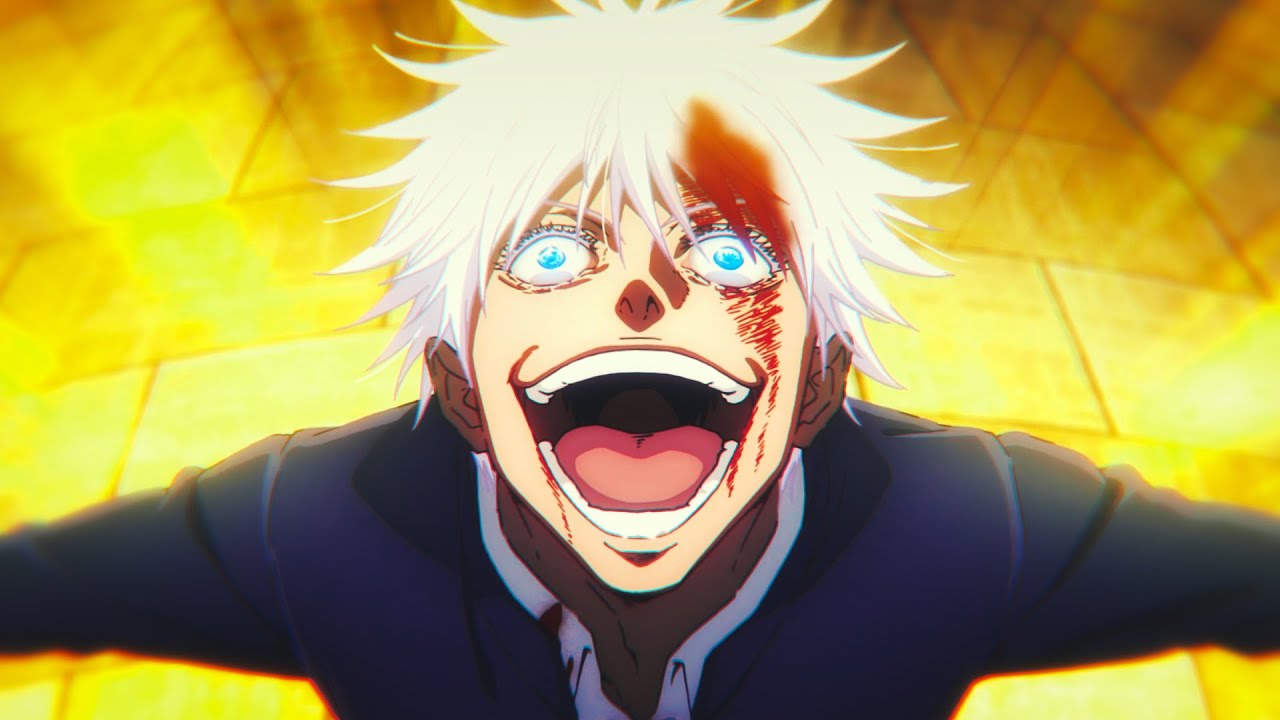 Satoru Gojo gets high while fighting Toji Fushiguro | JUJUTSU KAISEN SEASON 2 EPISODE 4