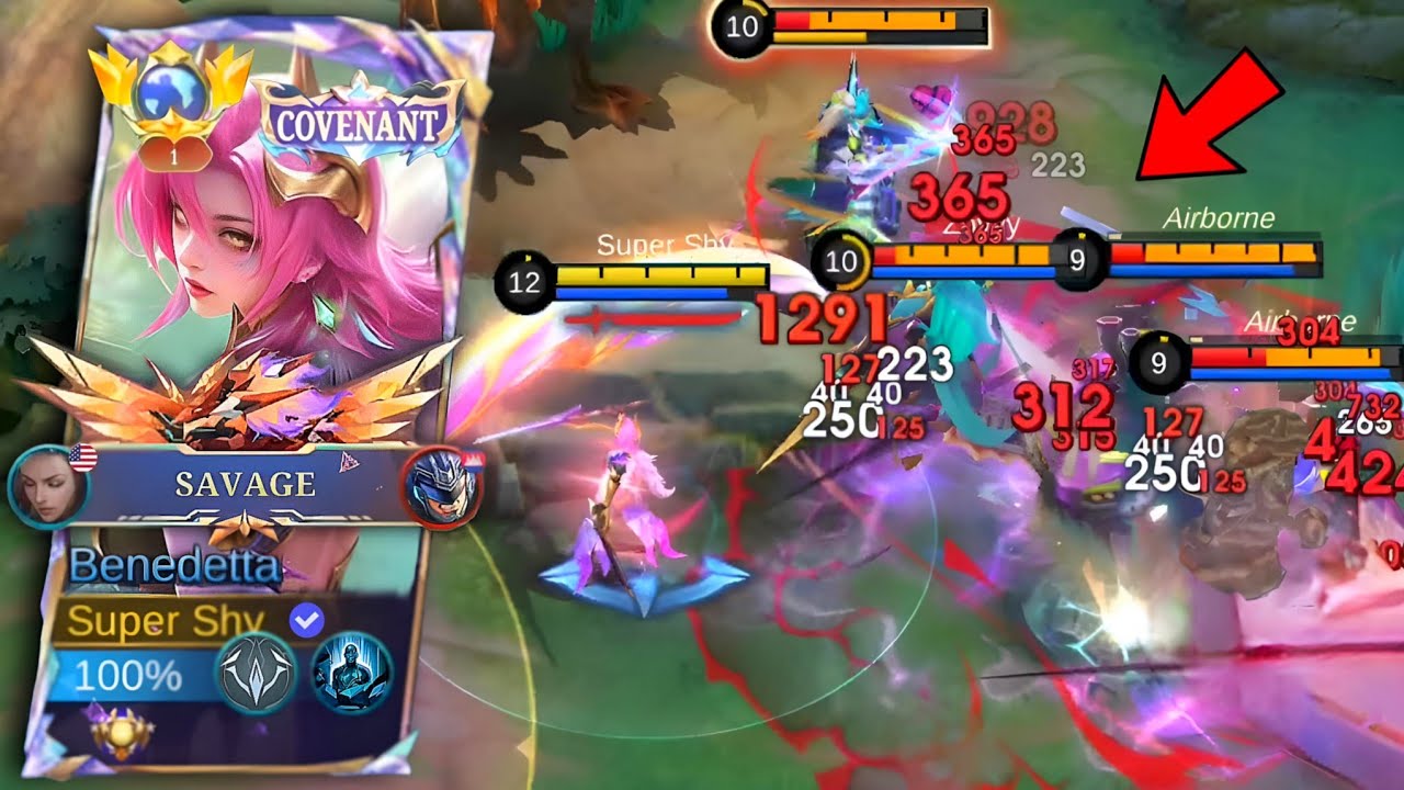 SAVAGE! NEW META EMBLEM AND BUILD FOR BENEDETTA EXP LANE 2025!! 💀 (100% BROKEN) | MOBILE LEGENDS
