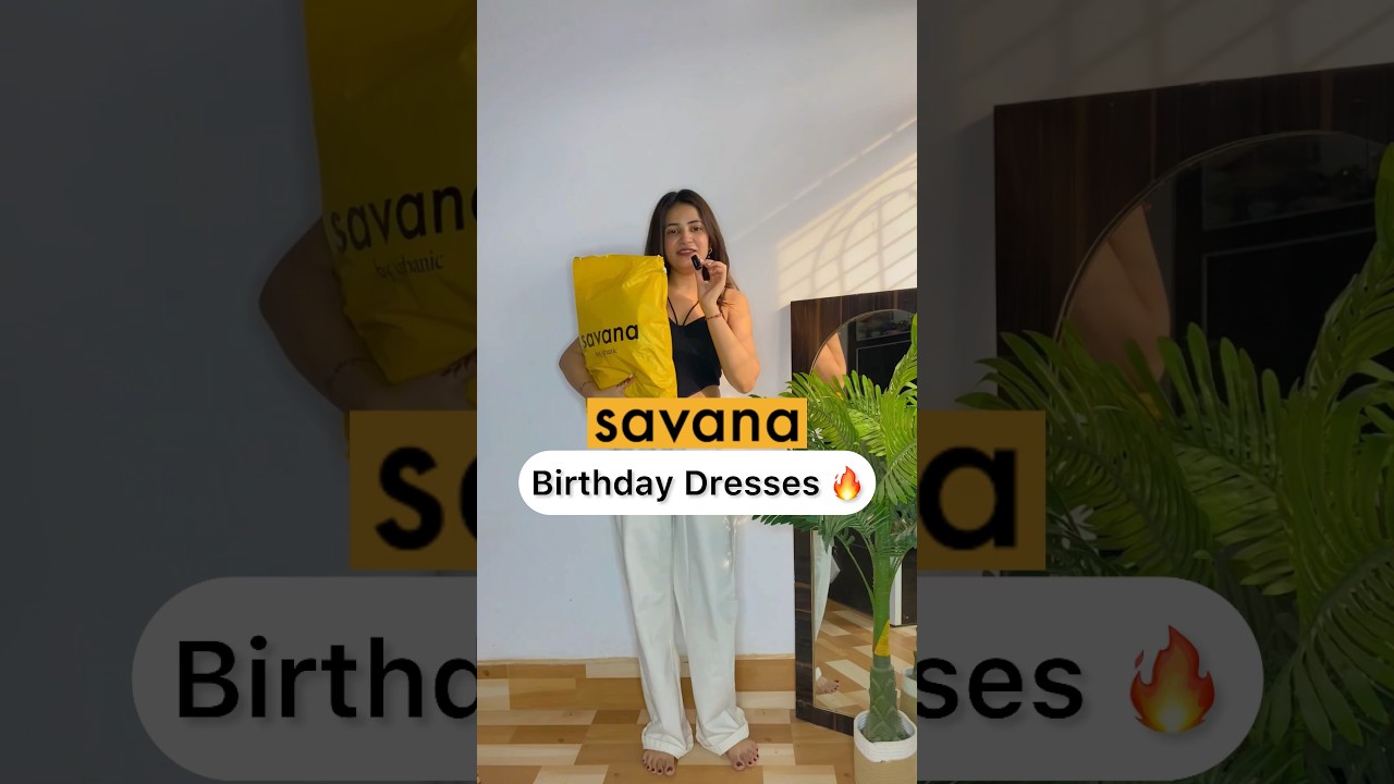 Savana Dress Haul🔥 #shorts #savana #dresses #urbanic #youtubeshorts