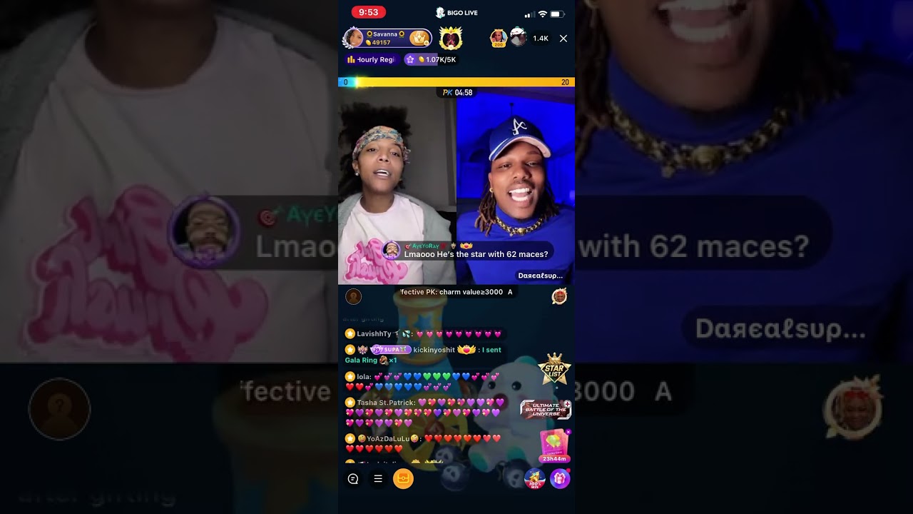 Savanna Garcia and DaRealSupabihh arguing🤣🤣🤣 #BIGO