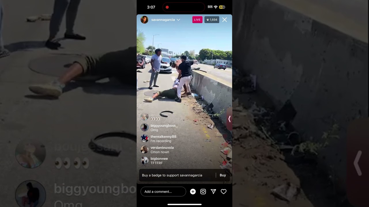 Savanna Maria Garcia GETS DRAGGED BY SUE