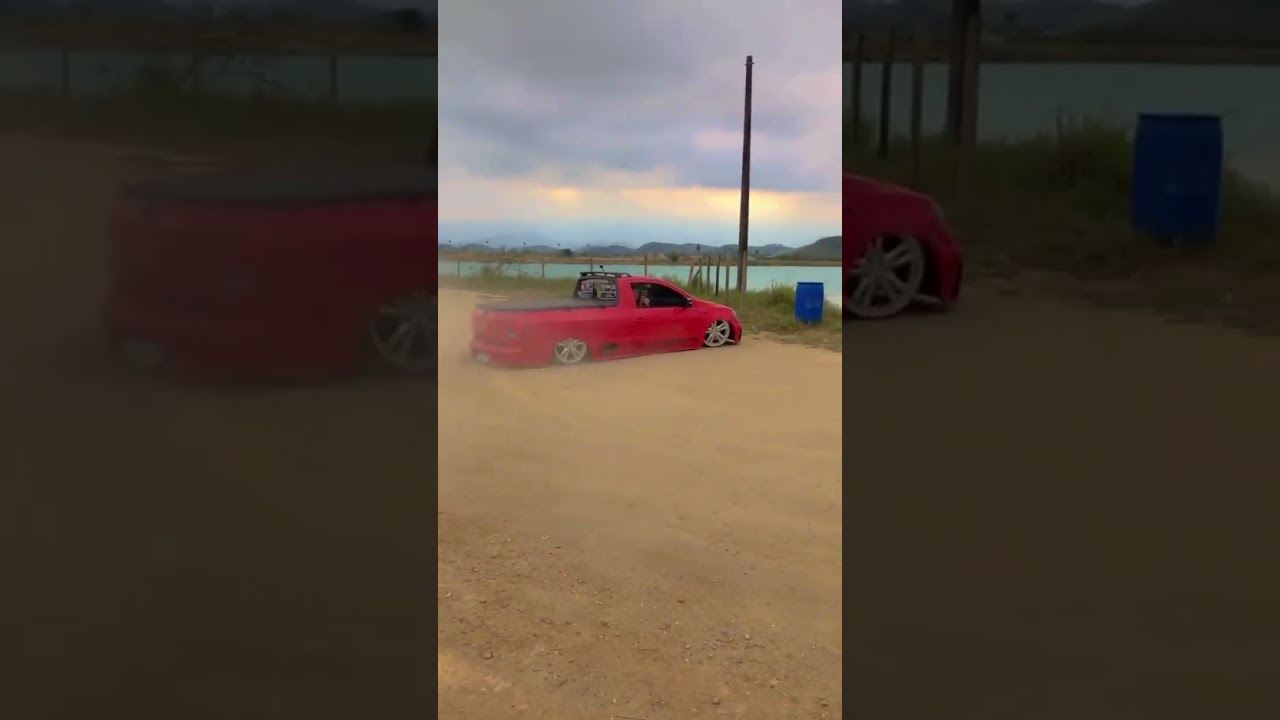 SAVEIRO REBAIXADA FAZENDO DRIFT #shorts
