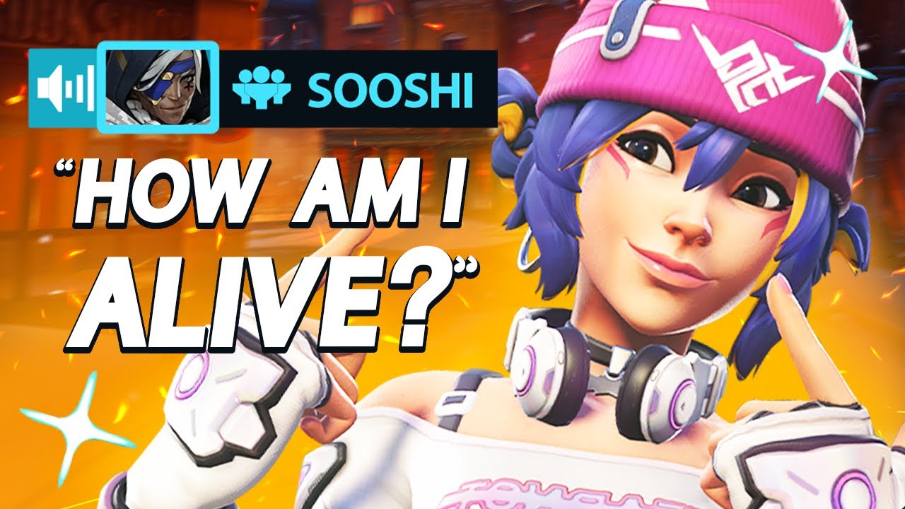 Saving Streamer on Kiriko with reactions ft. Sooshi 🦊