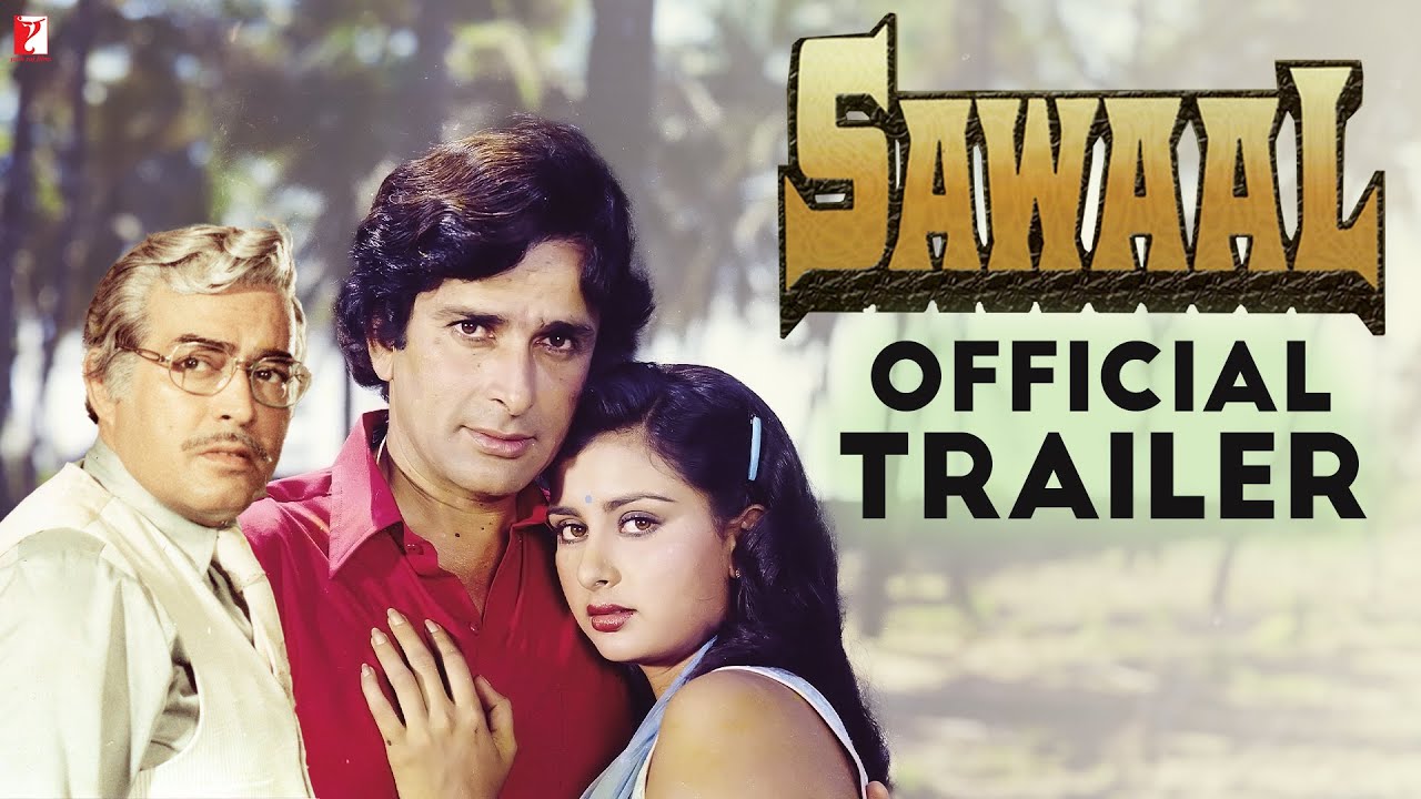 Sawaal | Official Trailer | Sanjeev Kumar, Waheeda Rehman, Shashi Kapoor, Poonam Dhillon, Randhir K