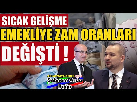 Sıcak Gelişme Emekliye Zam Oranları Değişti