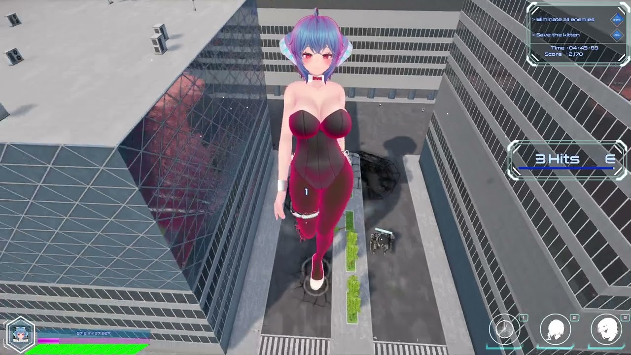 Scale Of Survival: Giantess Bunny Girl Growth
