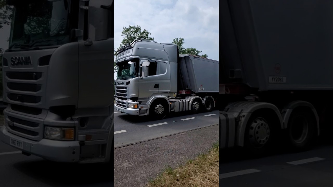 SCANIA R480 | Hitchcock 🇬🇧 A1 England #truck #slowmotion