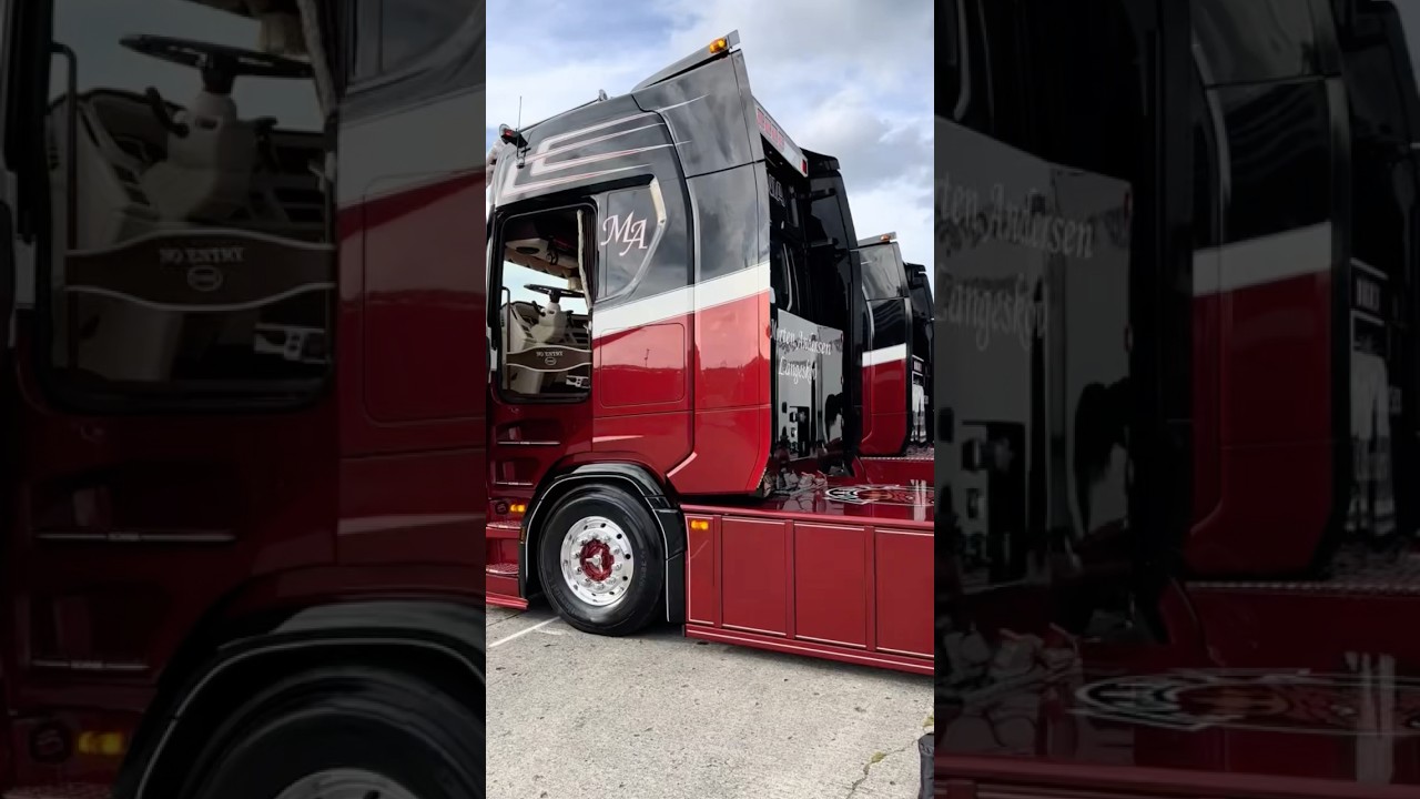 SCANIA S 560 V8 interior dutch style #scania #trucker #v8
